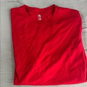 Athletic Works Vibrant Red Short Sleeve Tee